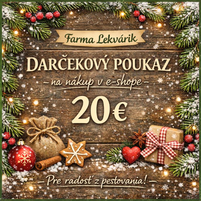 Darčekový poukaz  20 € (elektronický)
